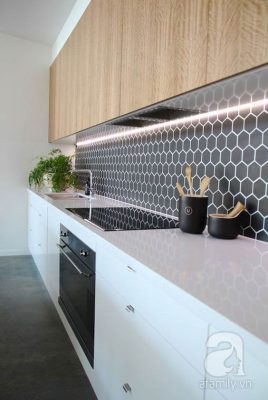 ốp gạch cho vách bếp