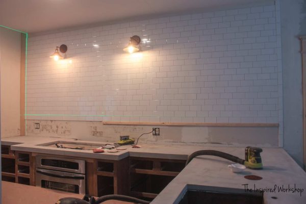 ốp gạch cho vách bếp