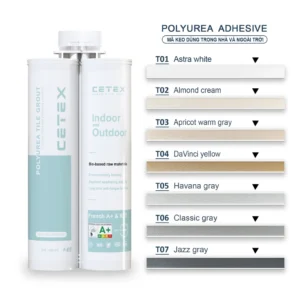 Keo chà ron 2 thành phần Cetex Ngoài trời