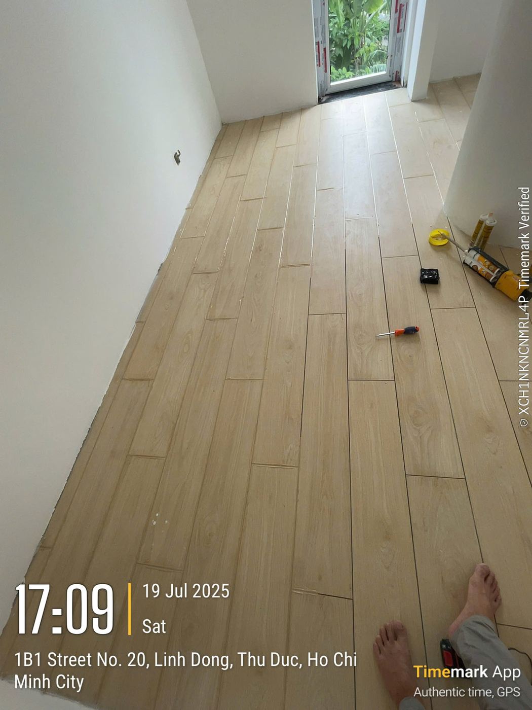 Công trình thi công keo ron epoxy thực tế tại Thủ Đức